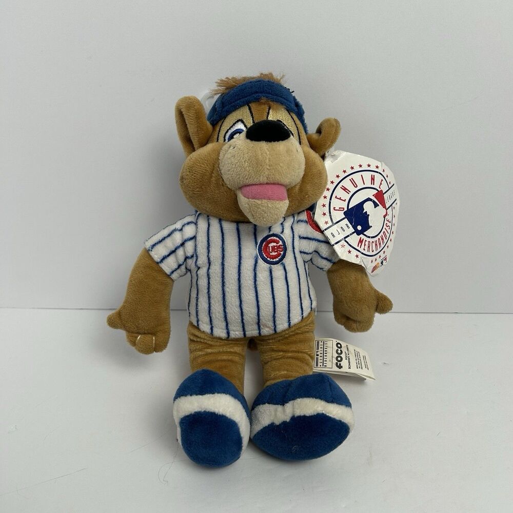 FOCO Chicago Cubs Clark the Bear #1 Mascot 11" Stuffed Animal Baseball Plush